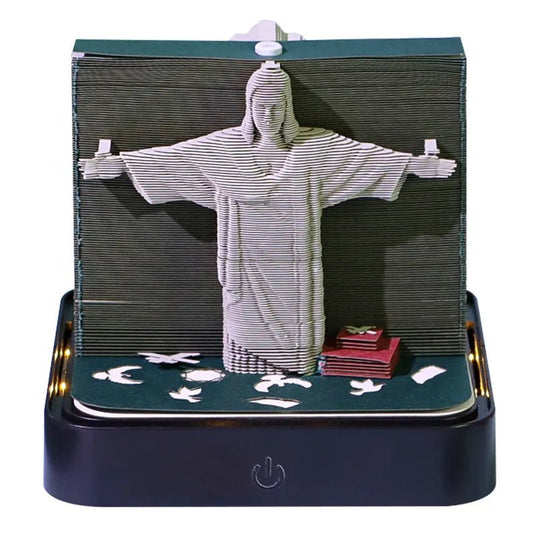 3D Kalender Jesus Skulptur - myKreatief