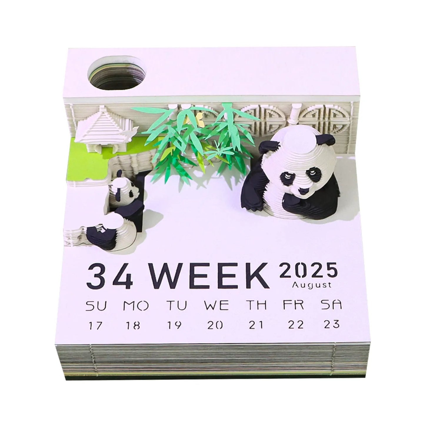 3D Panda Garten - myKreatief