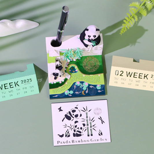 3D Panda Garten - myKreatief