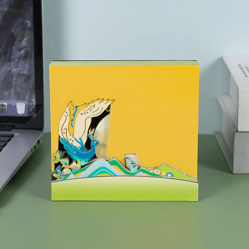 3D Pfau im Mondlicht - myKreatief