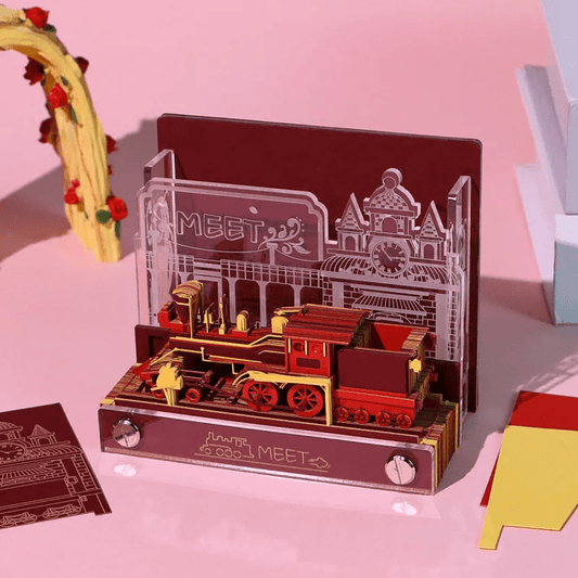 3D Rote Lokomotive - myKreatief