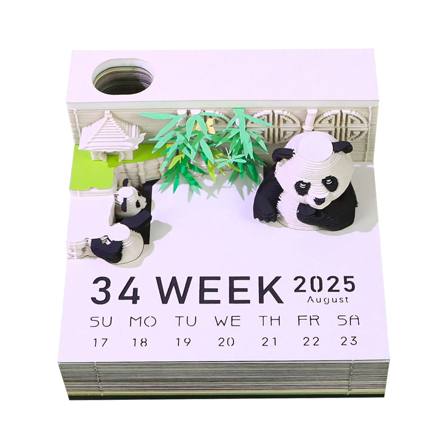 3D Panda Garten - myKreatief